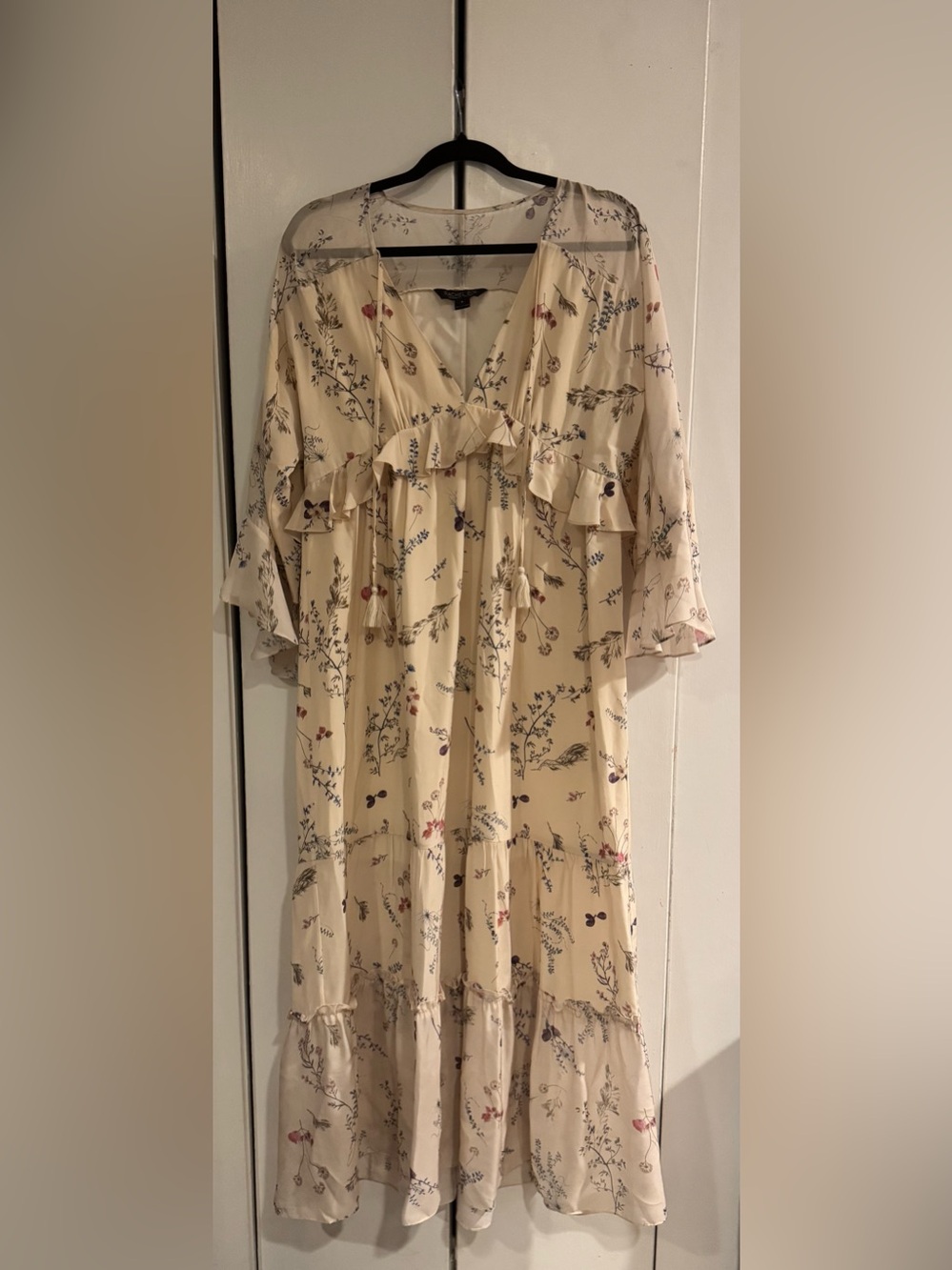 Rachel Zoe Cream Floral Dress